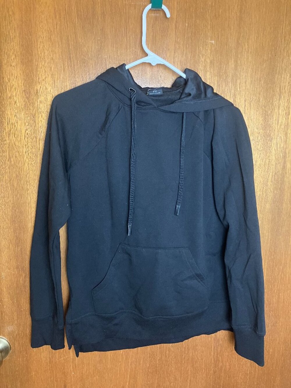 Athletic Works Black Drawstring Hoodie Women's Small